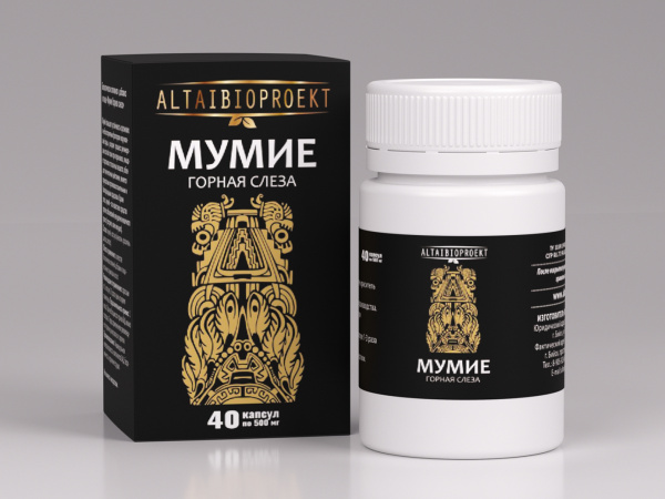 Биологически активная добавка к пище «Мумие Горная Слеза» 40 капсул (40 капсул)